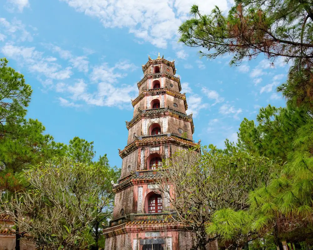 Thien Mu Pagoda in Hue, Vietnam
